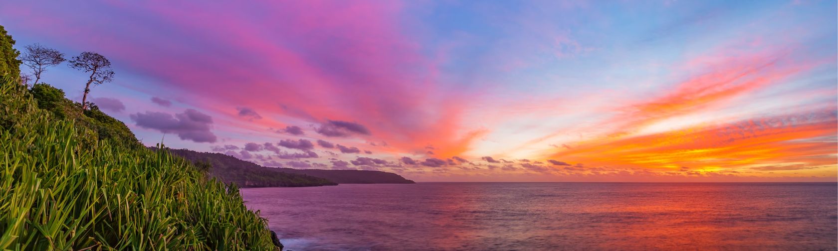 Martin Point at sunset. 