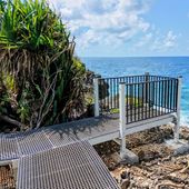 New viewing platform at Dolly Beach